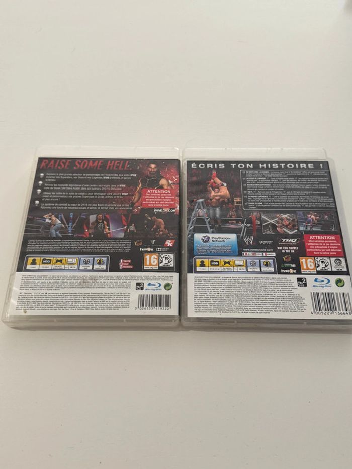 Lot WWE 2009 / 2010 / 2011 / 2K16 - BE - PS3 - photo numéro 6