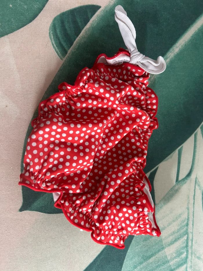 Maillot de bain Minnie Disney 12 mois rouge - photo numéro 2