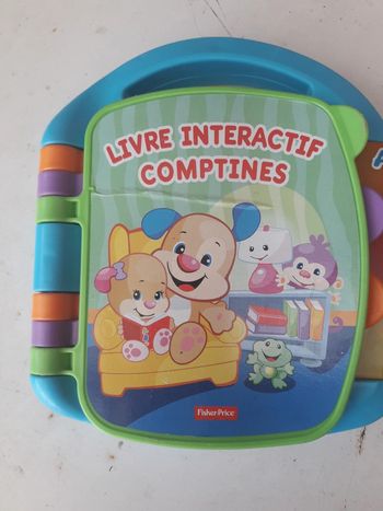Livre interactif comptines Fisher Price