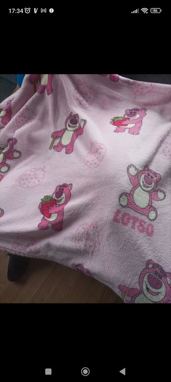 Toy story plaid doudou 1m80 sur 1 m20