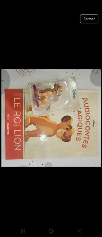 Numero 1 audioconte Magique Altaya disney deagostini livre et figurine audio conte compte