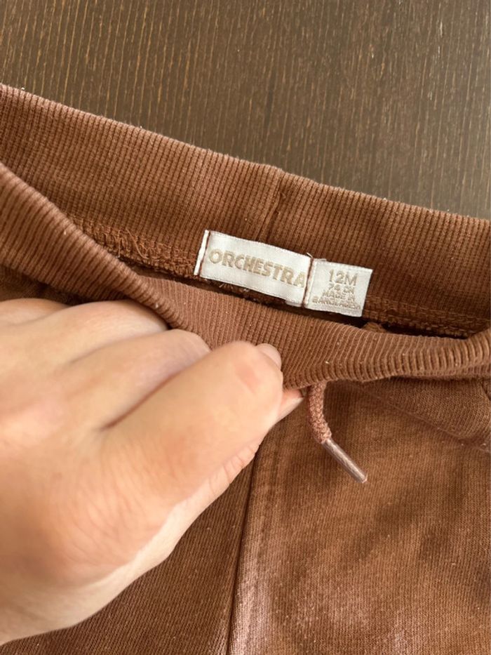 Pantalón de Chándal Cómodo - Color Marrón - photo numéro 2
