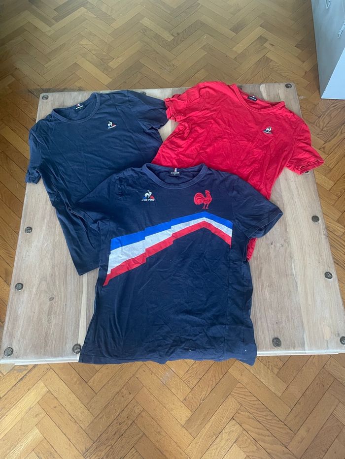 Lot 3  t-shirt le coq sportif