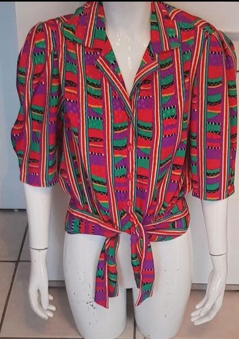 Blouse vintage femme made in France 🇨🇵