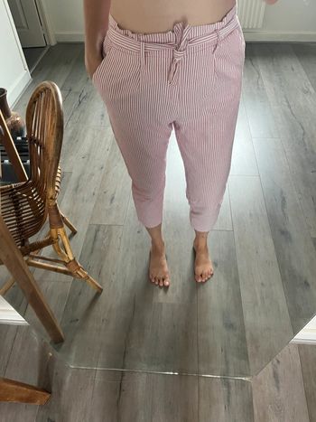 Pantalon fines rayures