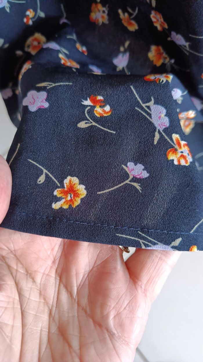 Jolie robe d'été marine fleurie - photo numéro 8