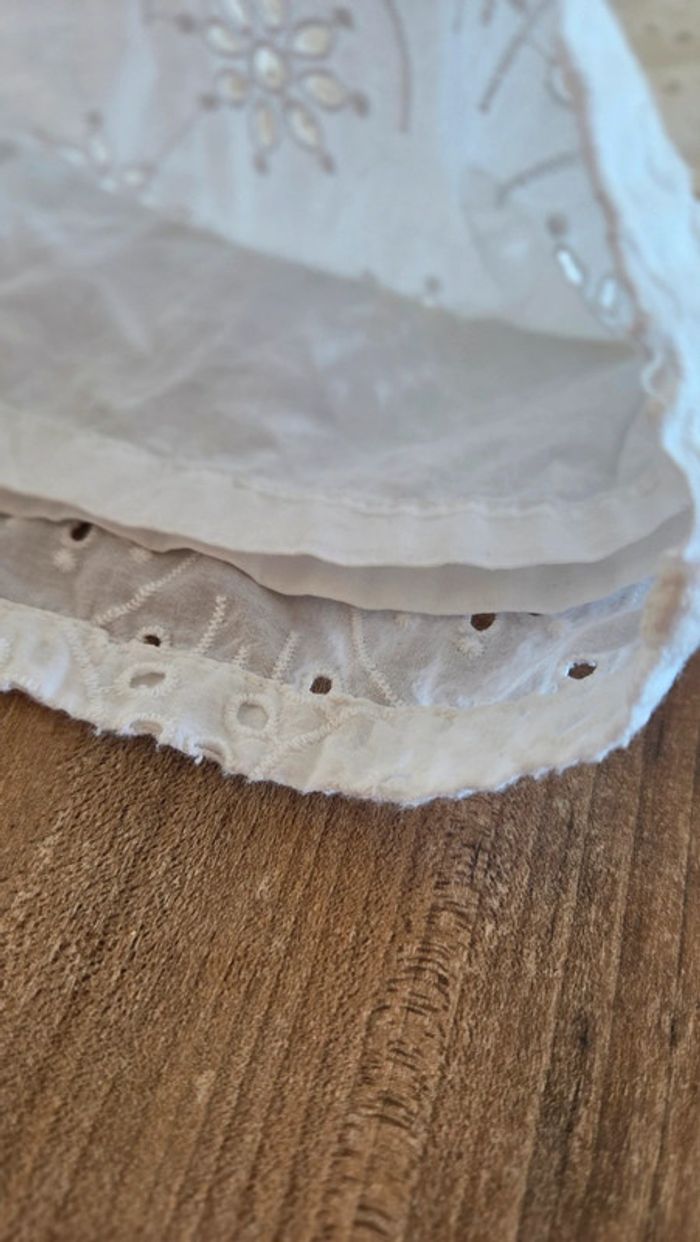 Combinaison blanche broderie anglaise Neuve - photo numéro 5