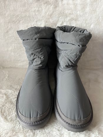 Bottines gris intérieur fourré pointure 40