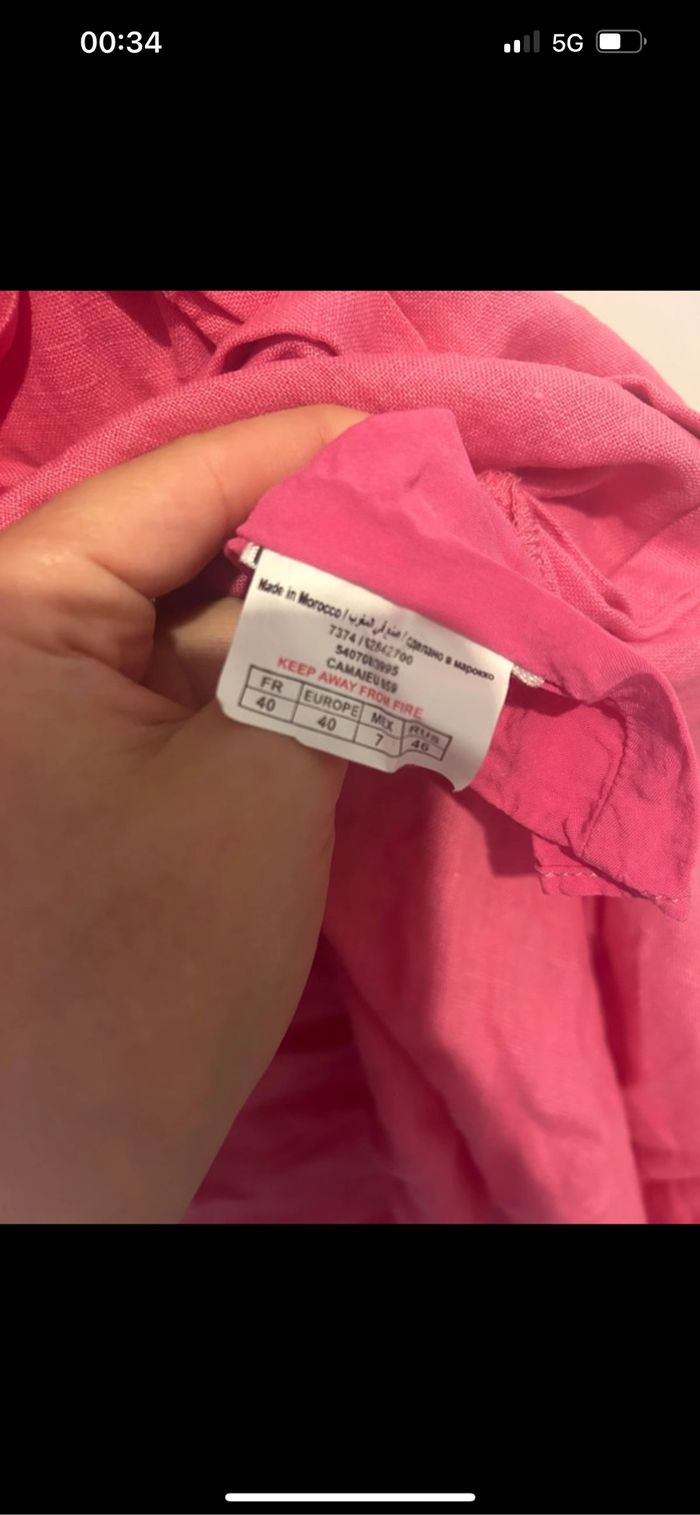 Robe longue rose - photo numéro 3