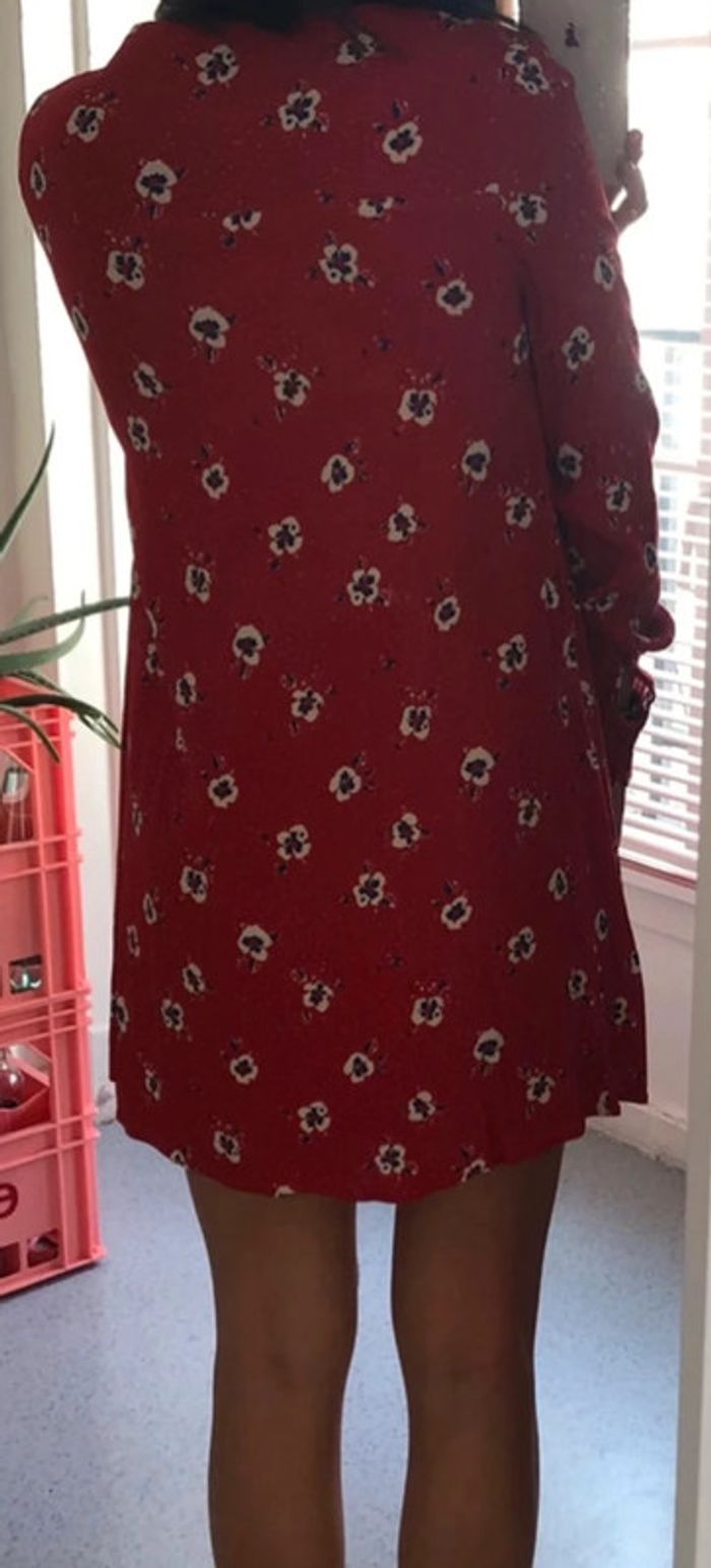 Robe Sézane rouge à fleurs 🌺 - photo numéro 3