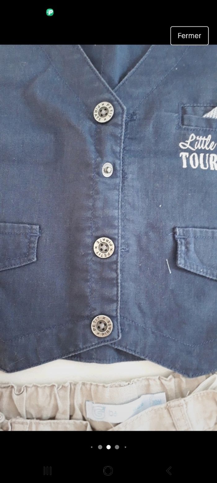 Ensemble short et petit gilet - photo numéro 4