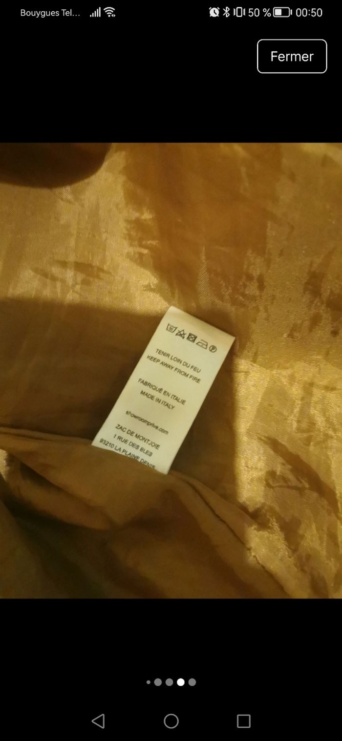 Manteau beige camel - photo numéro 2