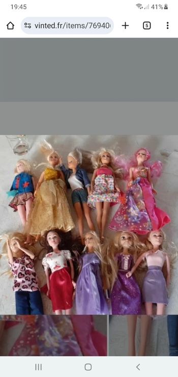 Lot barbie et accessoires