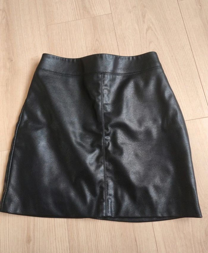 Mini Jupe smili cuir taille 34