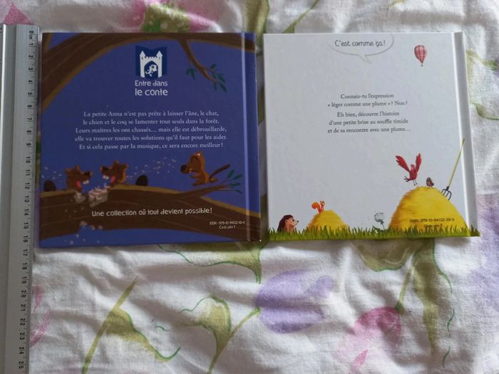 Lot de 2 livres légers comme une plume,a vous de jouer les musiciens de brème - photo numéro 2