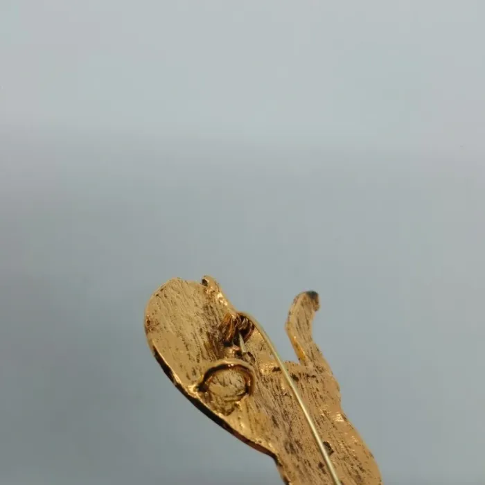 Broche dorée cheval style gréco-romain Neuve - photo numéro 5