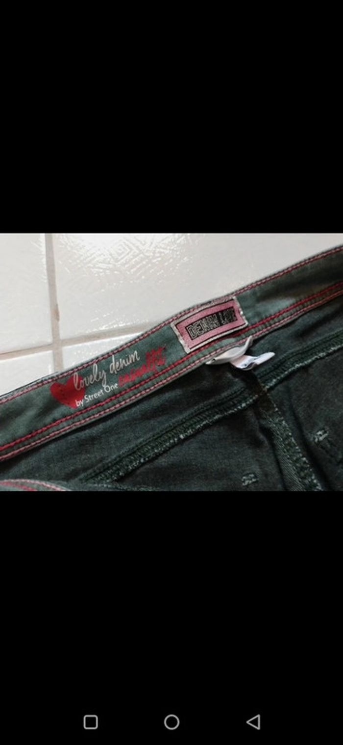 Jeans femme skinny gris vert Street One - photo numéro 17