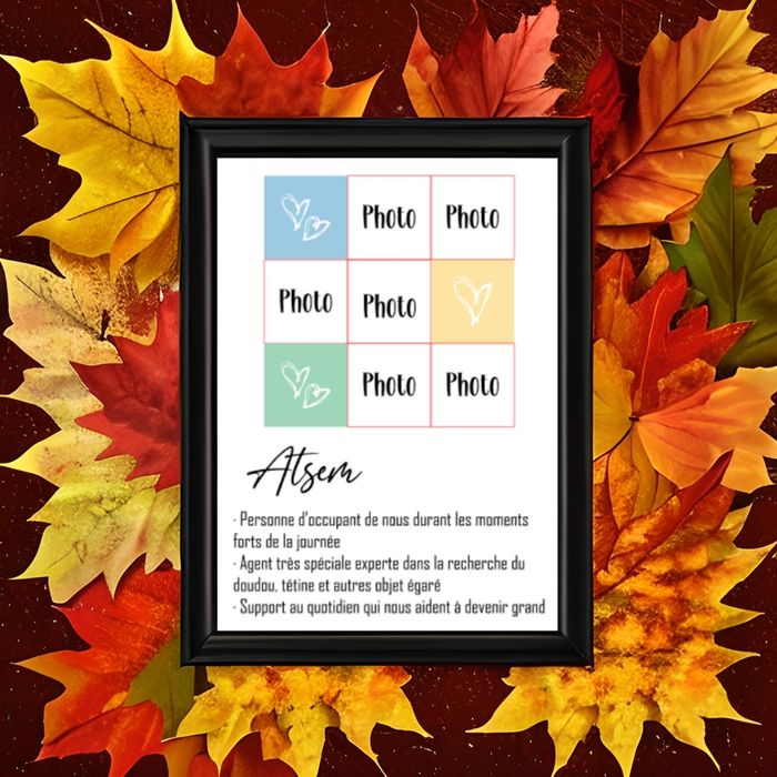 Cadre à personnaliser nounou - photo numéro 2