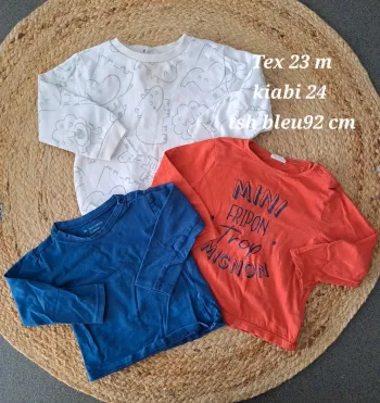 Lot de 3 hauts 2 ans
