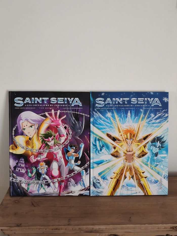 Lot Tome 2, tome 3 Bande dessinée Saint Seiya time odyssey