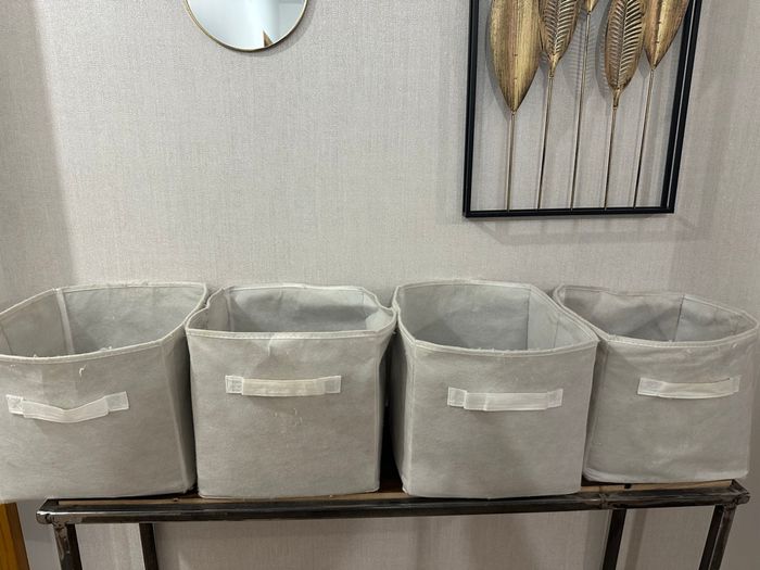 Lot de 5 boîtes de rangement - photo numéro 2
