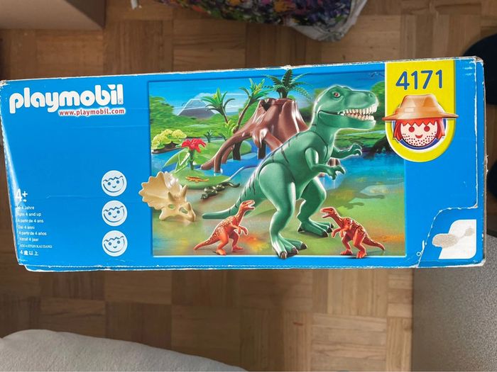 Boîte playmobil Dinosaures 4171 Tyrannosaure avec Velociraptors - photo numéro 4