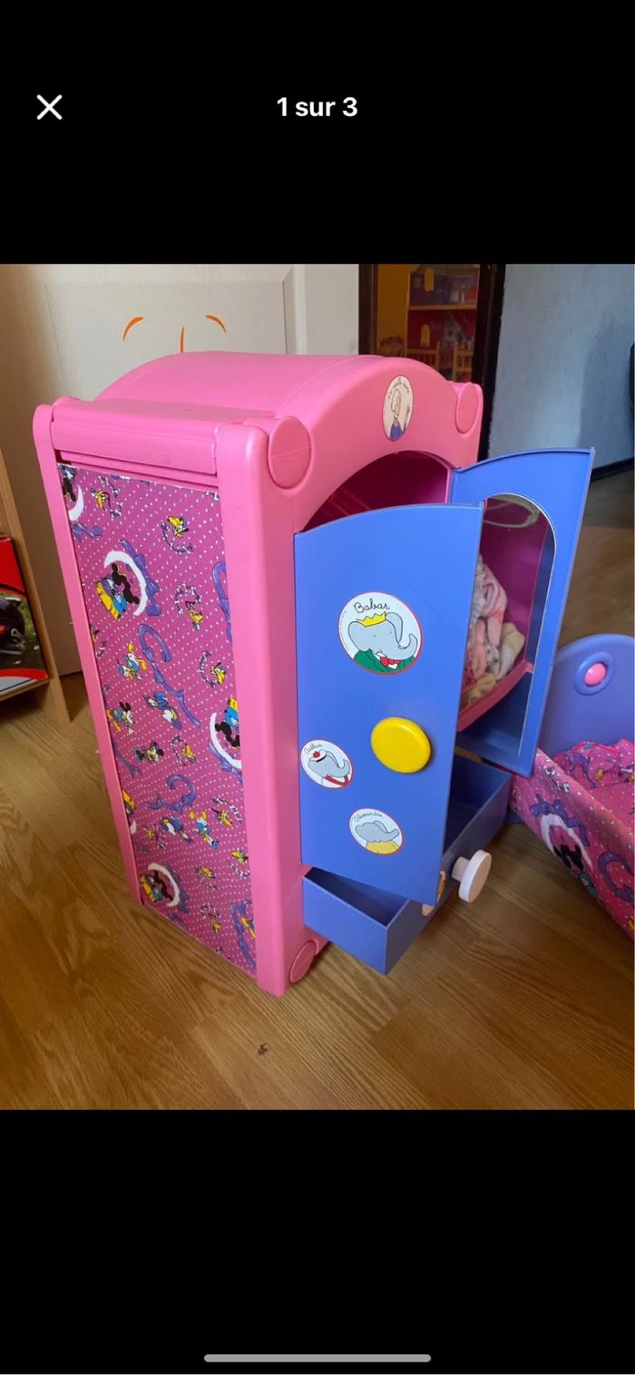 Armoire berceau Minnie - photo numéro 3