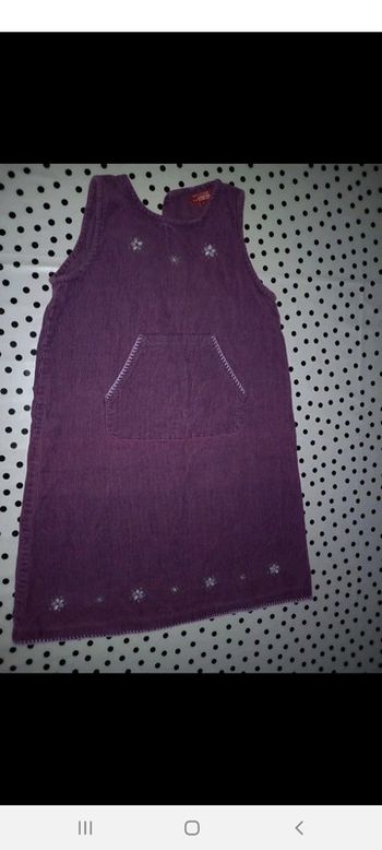 Robe velours fille 10 ans