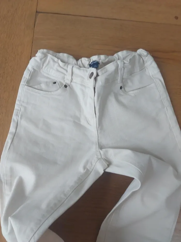 Jean's skinny blanc 12 ans kiabi - photo numéro 3