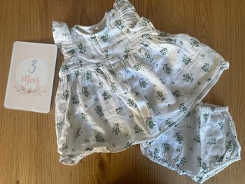 Magnifique ensemble robe + bloomer Petit bateau