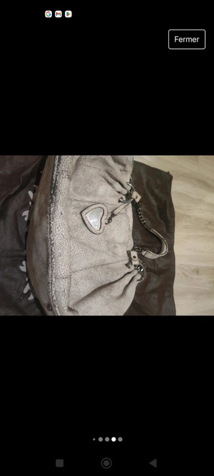 Sac à main en cuir de vachette - photo numéro 5