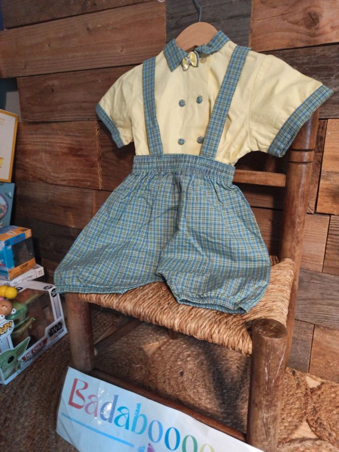 Ensemble vintage 1 ans garçon tbe - photo numéro 3