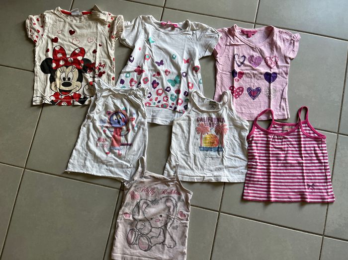 Lot t shirt fille 3 ans