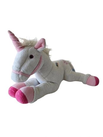 🧸 Peluche Licorne 🧸- Rose et Blanc