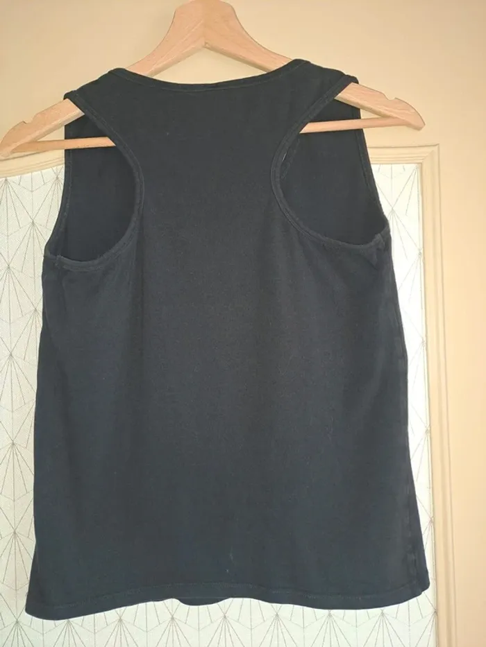 Débardeur femme XS ou fille 16 ans noir Kaporal tbe - photo numéro 4