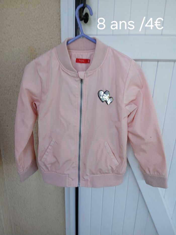 Blouson aviateur filles tissaia taille 8 ans