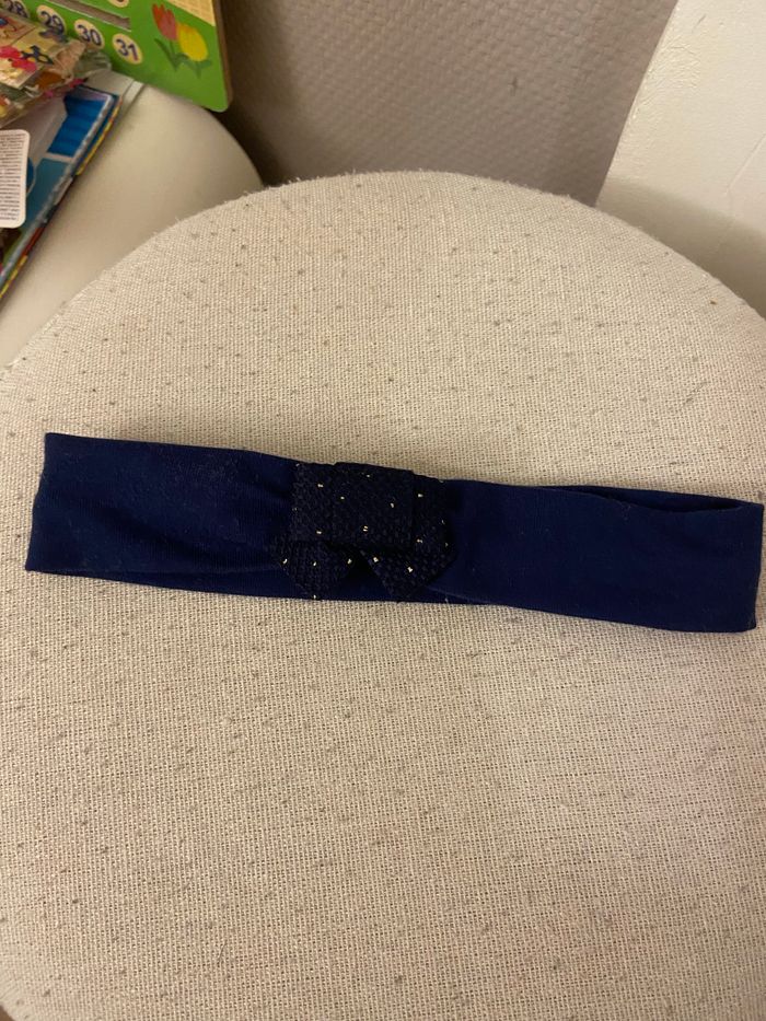Bandeau bleu marine 0-12 mois