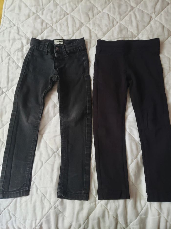 Lot jeans skinny ! Leggings fille 4 ans