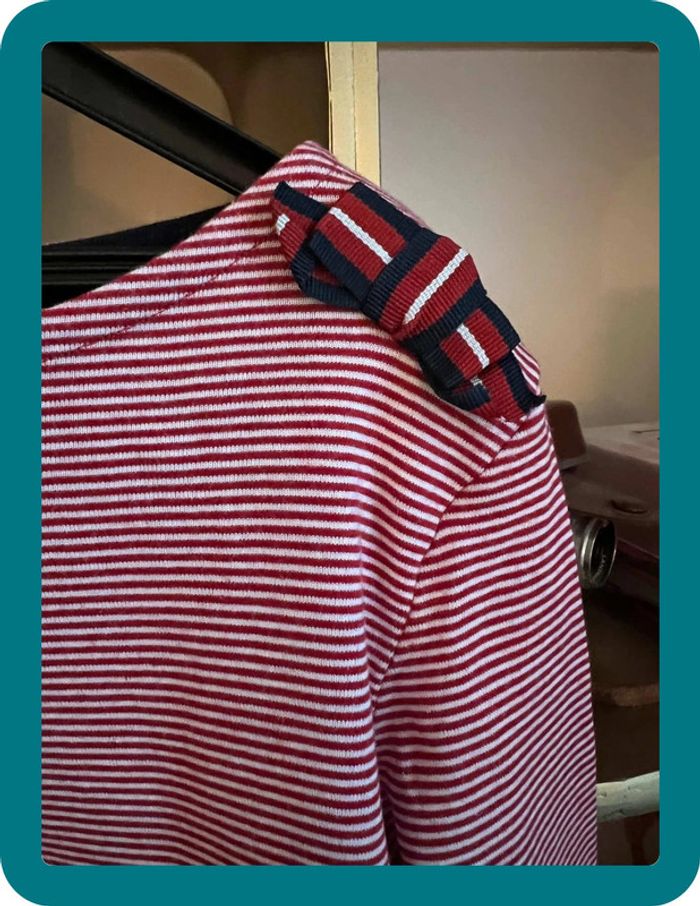 T-shirt marinière col bateau 12 ans - Petit Bateau - photo numéro 3