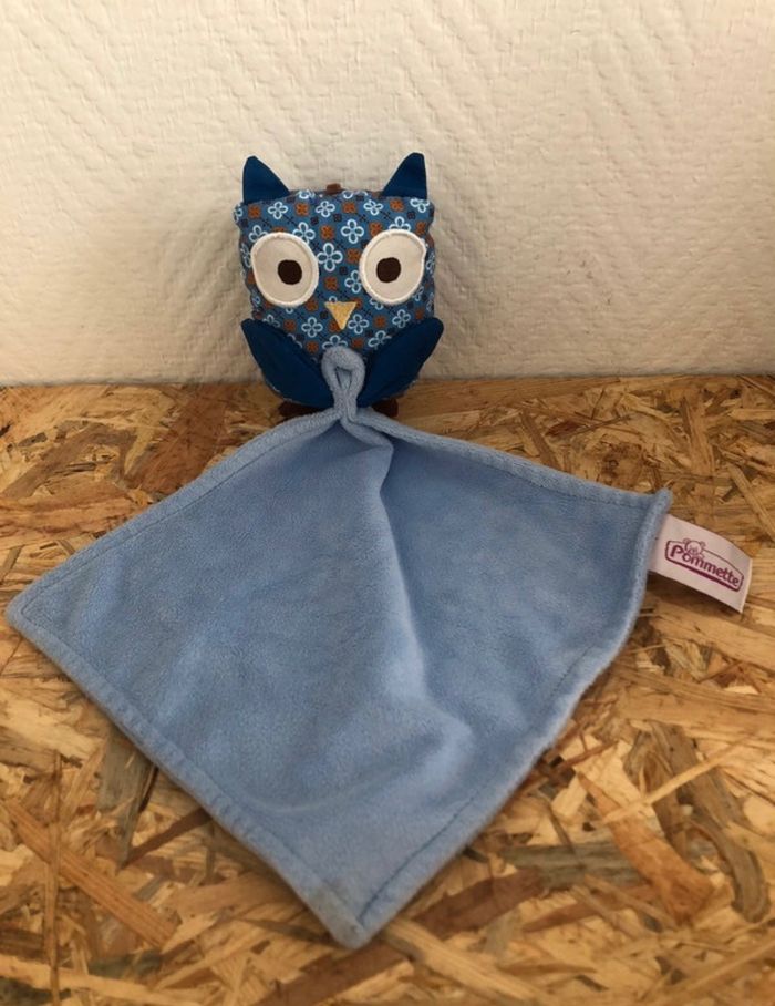 Doudou hibou pommette neuf - photo numéro 2