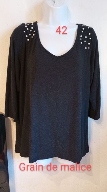 Haut manches 3/4 femme 42