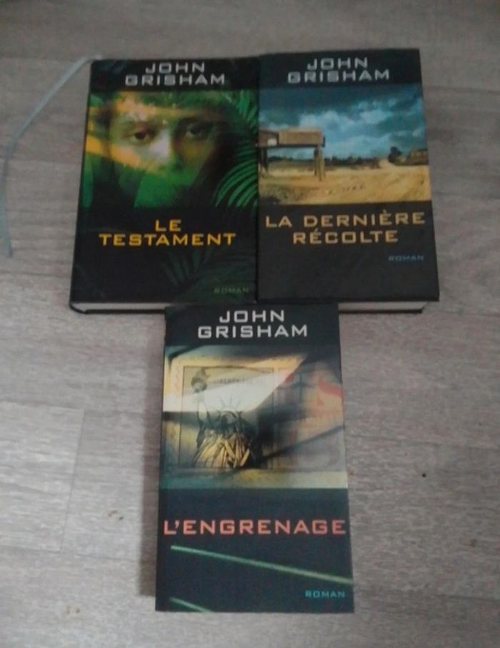 Lot livres Jhon Grisham - photo numéro 1
