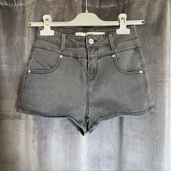 Short en jean taille haute