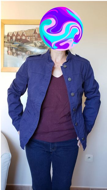 Veste style jean, taille 40