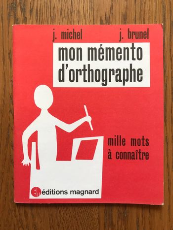 Mon mémento d’orthographe
