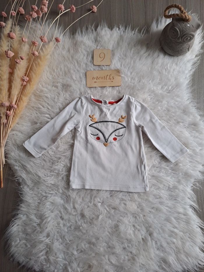 Tee-shirt ML de Noël 9mois