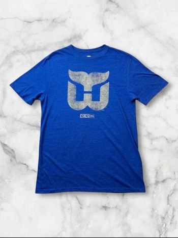 T-shirt NHL ccm Hartford Whalers Bleu Vintage Reebok (2015)