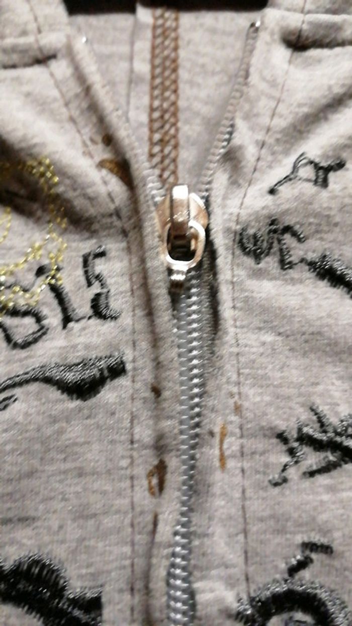 Gilet léger gris clair - photo numéro 3