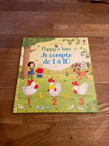 Livre Les contes de la ferme Poppy et Sam Je compte de 1 à 10