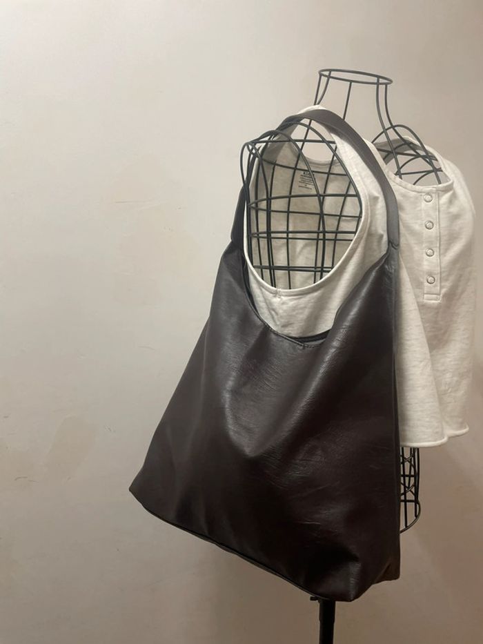 Sac fourre-tout marron - photo numéro 11